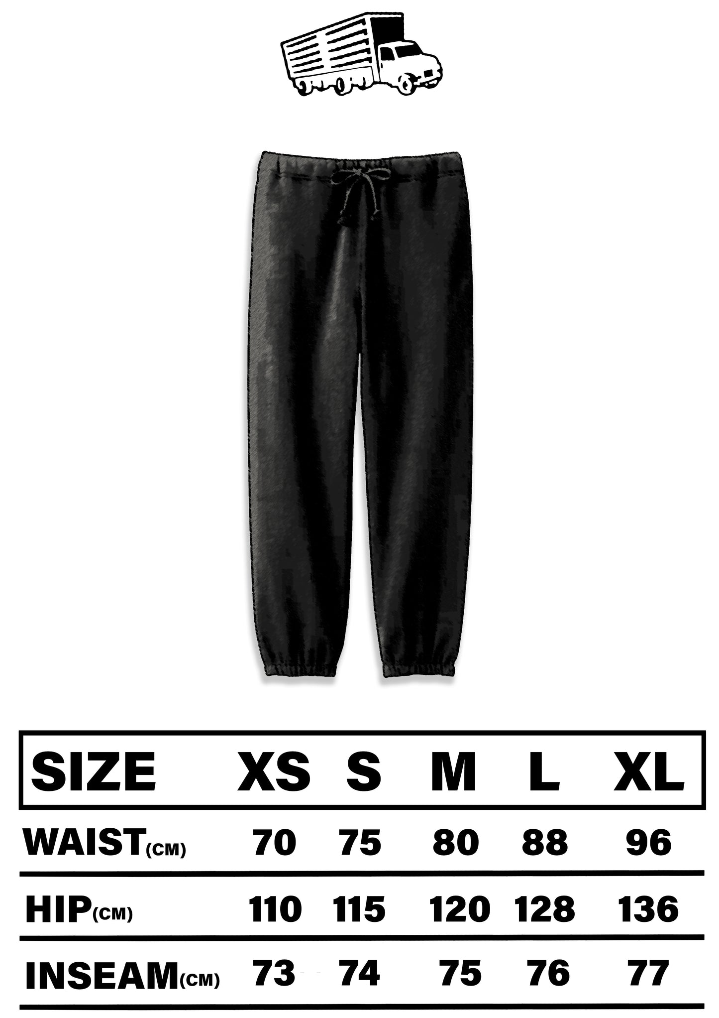 Ovrths 2 Logo / Black SweatPant