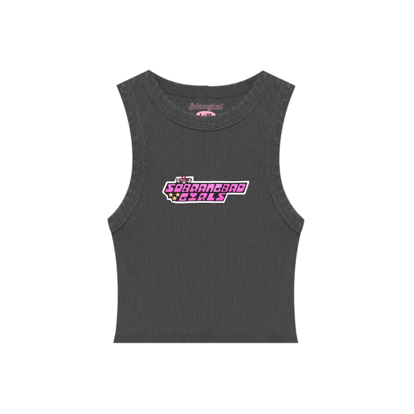Badgirls Racerback Wmns Top Charcoal