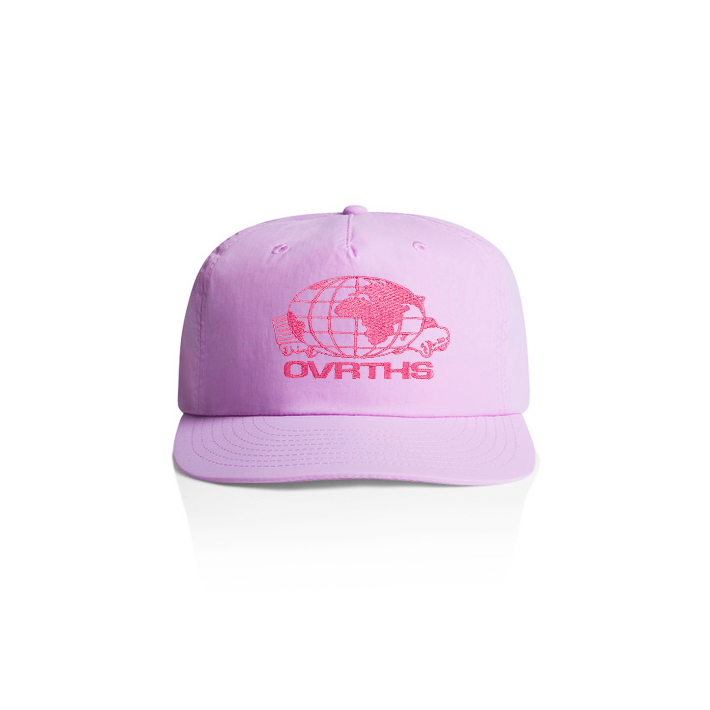 WDE Nylon Hat Pink