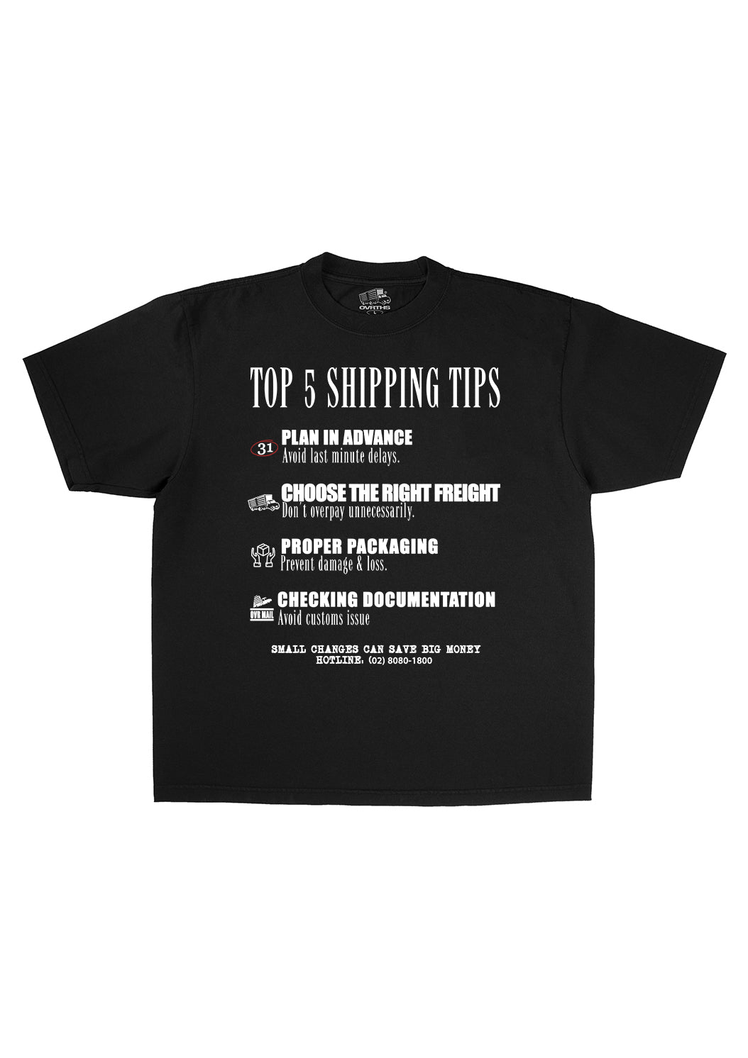 SHIPPING TIPS T-SHIRT
