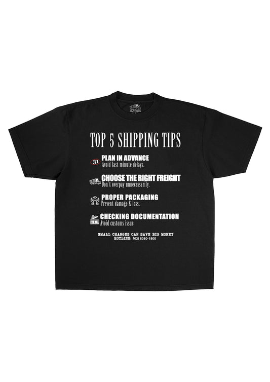 SHIPPING TIPS T-SHIRT