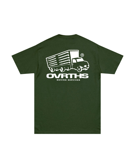 Moving Services T-shirt Forest Green