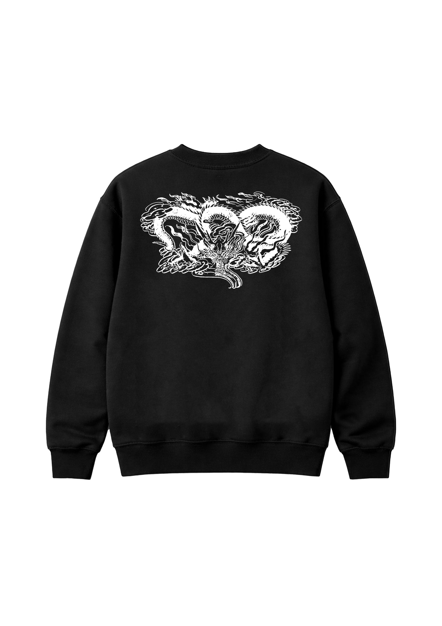 OVRTHW Dragon Back Crewneck Black