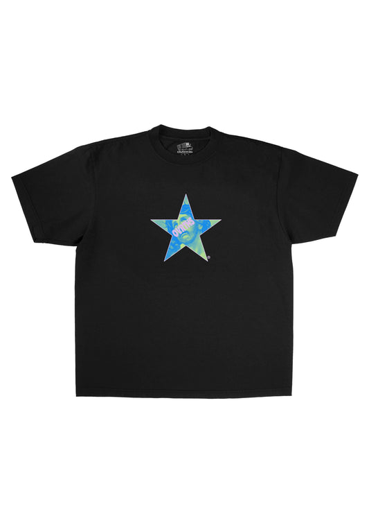 OVR STAR BLACK T SHIRT