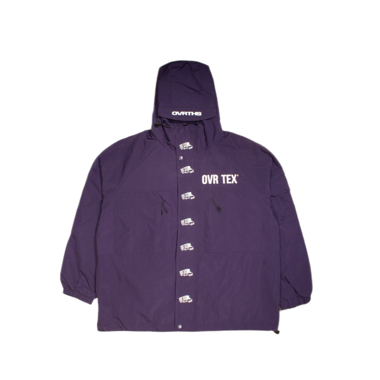 OVR-TEX VIOLET JACKET (REFLECTIVE) KEEP DISTANCE