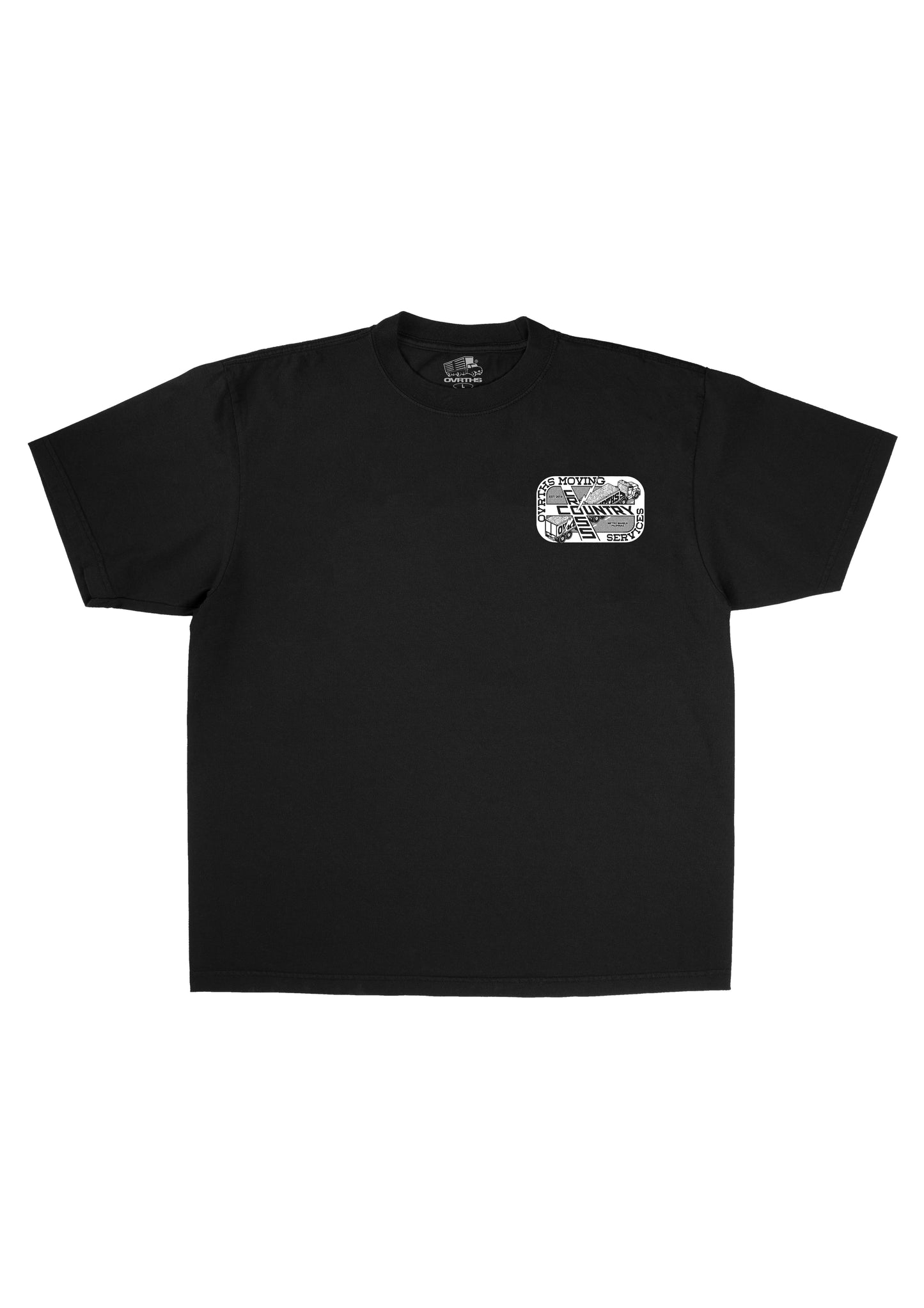 CROSS COUNTRY M/S BLACK T-SHIRT