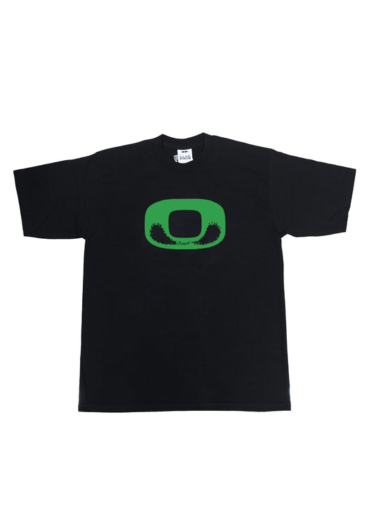 Big Green O Black T shirt