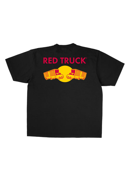 RED TRUCK BLACK