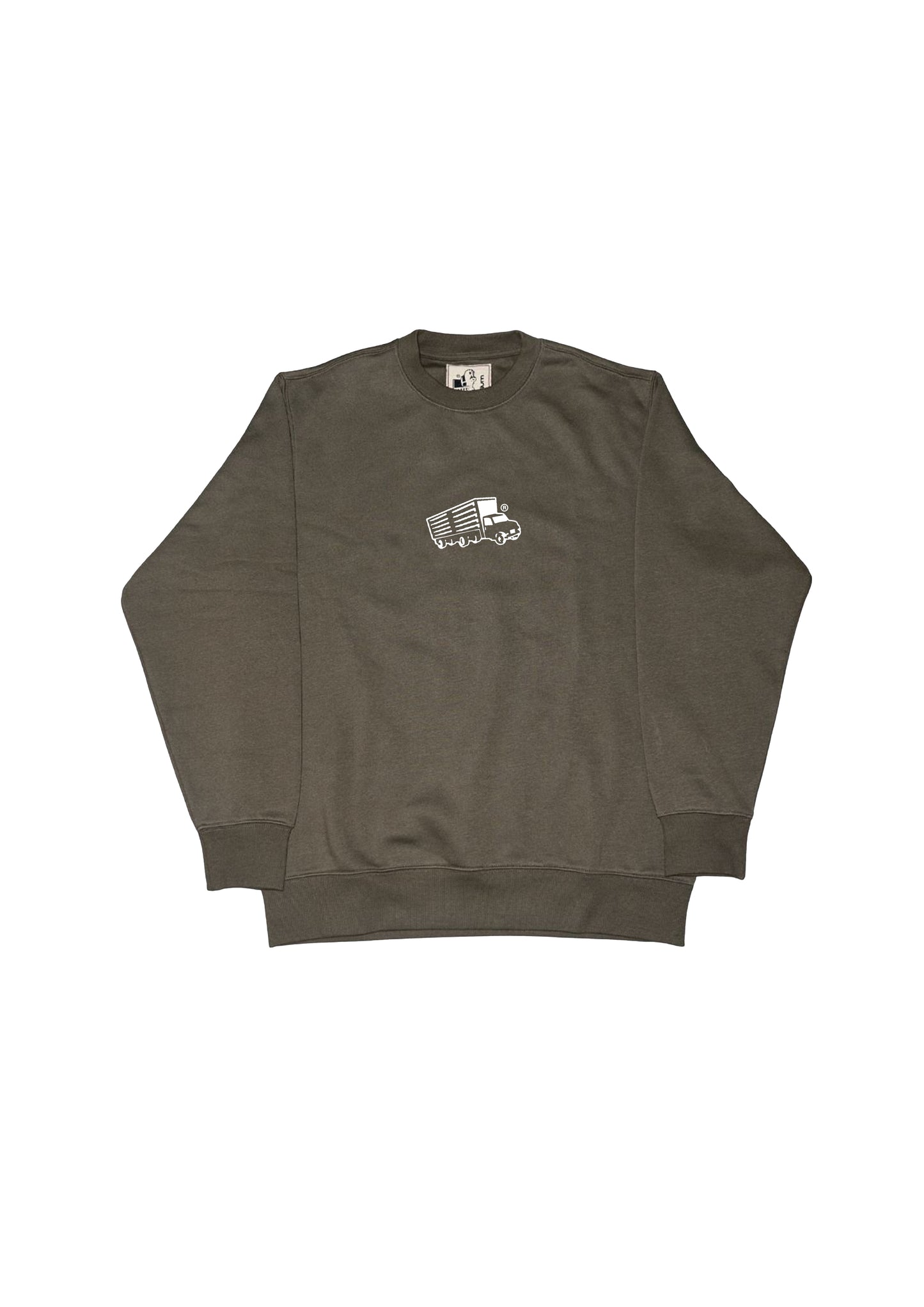 M/S Casual Crewneck Moss Green