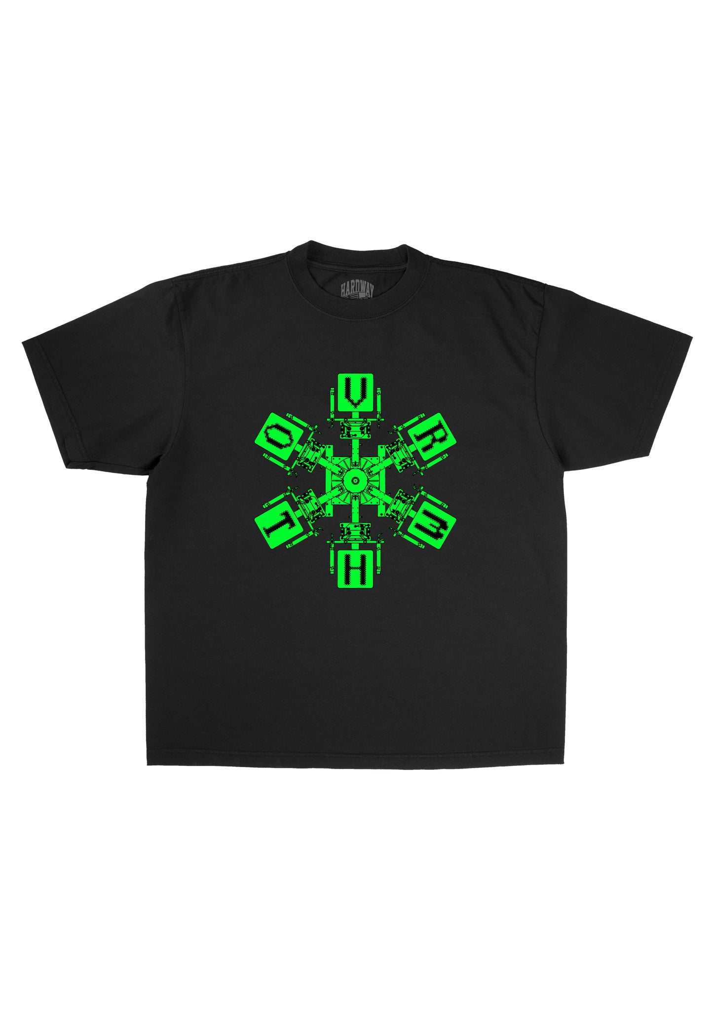 OVRTHW ROTARY SCREEN PRINTING BLACK