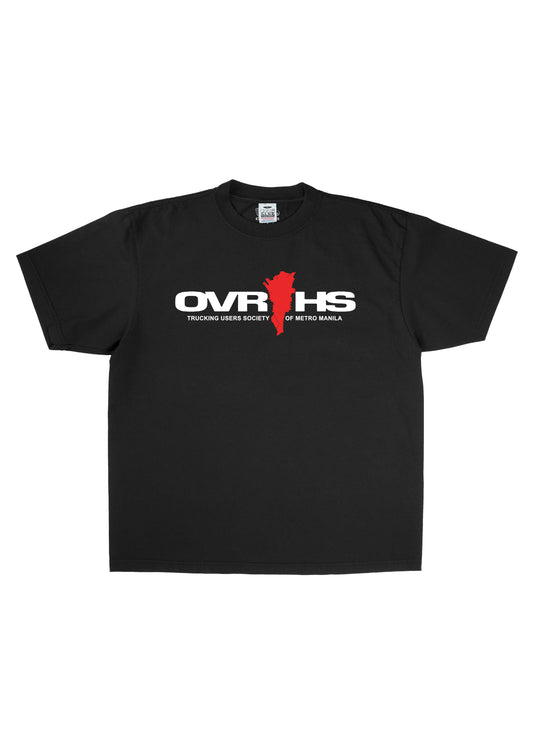 Manila Map T-Shirt Black