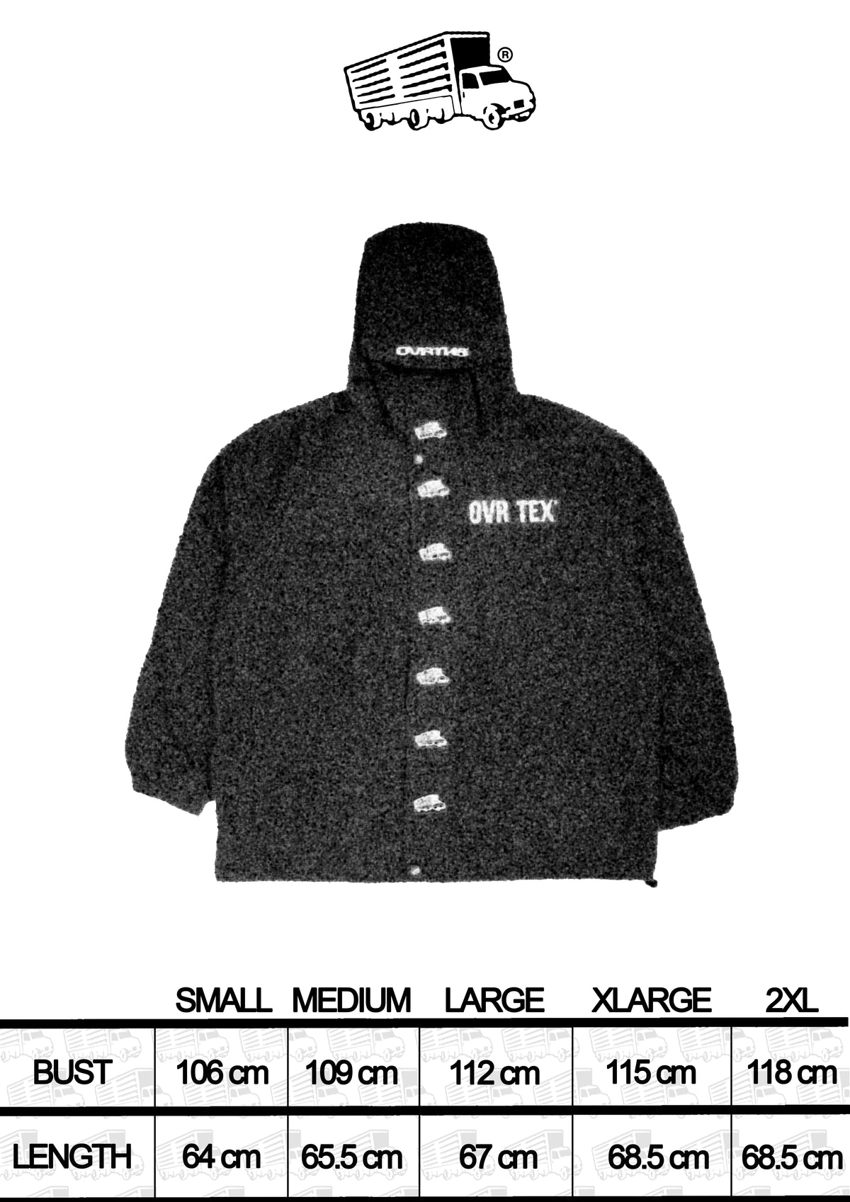 OVR-TEX VIOLET JACKET (REFLECTIVE) KEEP DISTANCE