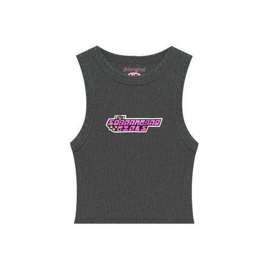 Badgirls Racerback Wmns Top Charcoal