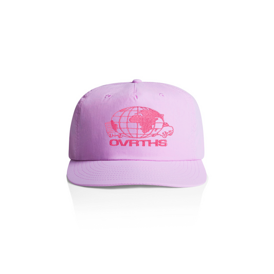 WDE Nylon Hat Pink